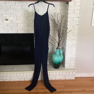 Pink Blush Maternity tall navy jumpsuit. Sooooo comfy! Size Tall M